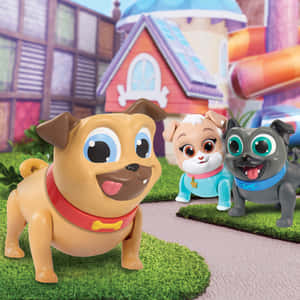 Puppy Dog Pals Toy Figures Wallpaper