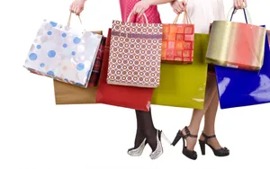 Purchase With Colorful Bags Wallpaper