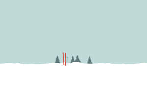 Pure Bliss In The Snow Wallpaper