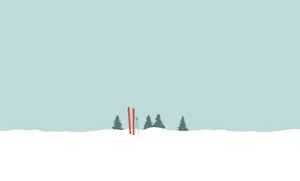 Pure Bliss In The Snow Wallpaper
