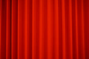 Pure Red Curtains Wallpaper