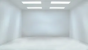 Pure White Room Wallpaper