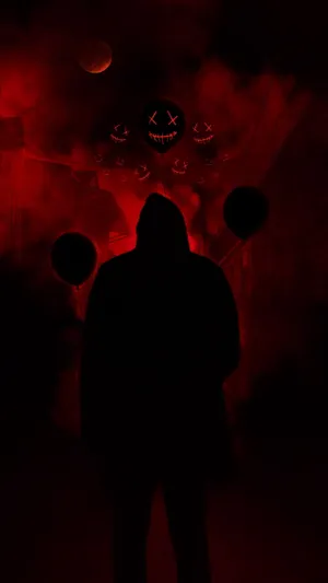 Purge Mask Balloon Wallpaper