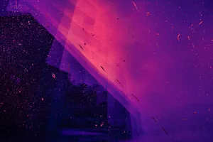 Purple Aesthetic Abstract Gradient Art Wallpaper