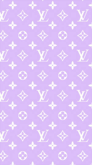 Purple Aesthetic Louis Vuitton Phone Wallpaper