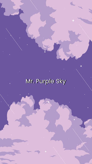Purple Aesthetic Phone Mister Purple Sky Wallpaper