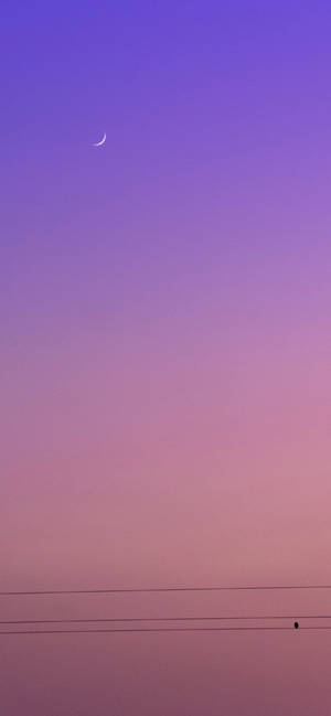Purple Aesthetic Phone Purple And Pink Sky Wallpaper