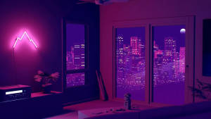 Purple Aesthetic Room