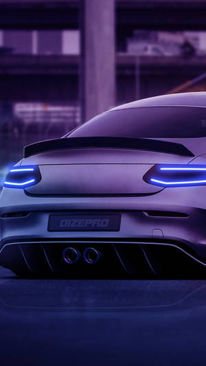 Purple Aesthetic Silver And Blue 4k Car Iphone Wallpaper