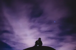 Purple Aesthetic Universe Wallpaper