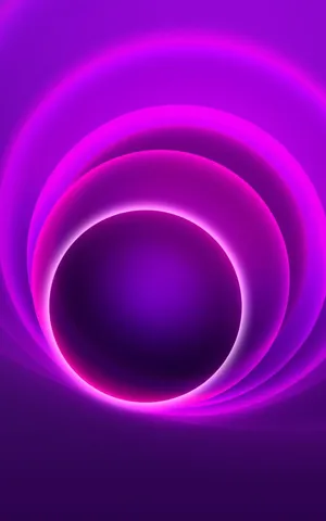 Purple And Blue Circular Background Wallpaper