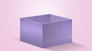 Purple Box Opened Empty Package Wallpaper