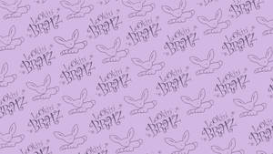 Purple Bratz Aesthetic Design Wallpaper