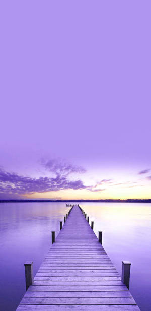 Purple Bridge Samsung Wallpaper