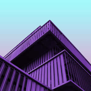 Purple Contemporary Architecture Wallpaper