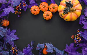Purple Cute Aesthetic Halloween Wallpaper