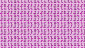 Purple Dino Pattern Wallpaper Wallpaper