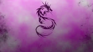 Purple Dragon Symbol Wallpaper