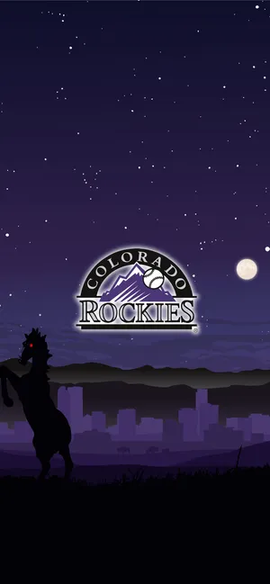 Purple Full Moon Colorado Rockies Wallpaper