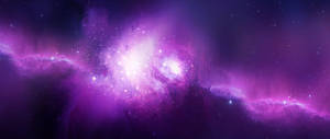 Purple Galaxy 4k Ultra Widescreen Wallpaper