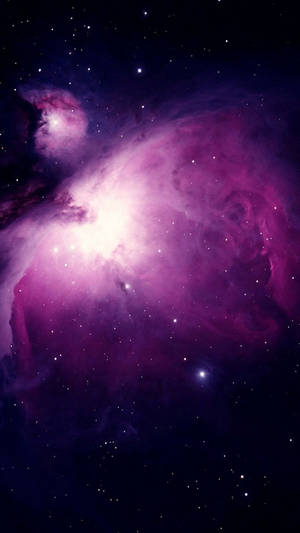 Purple Galaxy Cell Phone Background Wallpaper