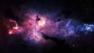 Purple Galaxy Large Wallpaper