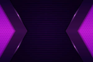 Purple Gaming Bordee Styke Art Desktop Wallpaper