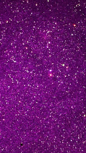 Purple Glitter Background With Stars Wallpaper