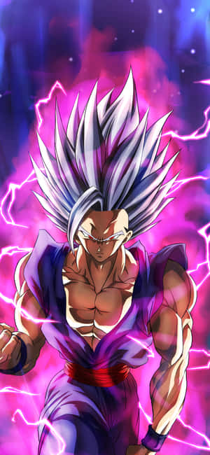 Purple Gohan Iphone Wallpaper