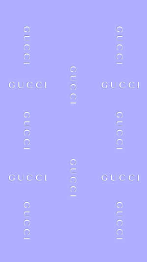 Purple Gucci Graphic Design Wallpaper