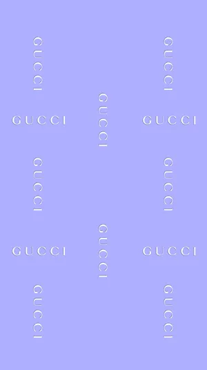 Purple Gucci Graphic Design Wallpaper