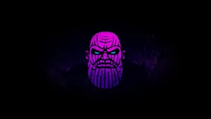 Purple Head Thanos Hd Wallpaper