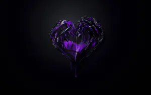 Purple Heart Wallpaper