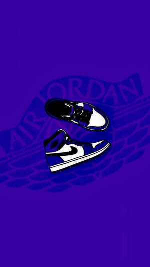 Purple Jordan Blue Nike Wallpaper