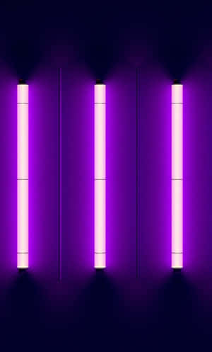 Purple Neon Lights Wallpaper Wallpaper