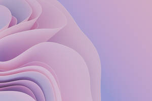 Purple Pastel Aesthetic 3d Wave Wallpaper