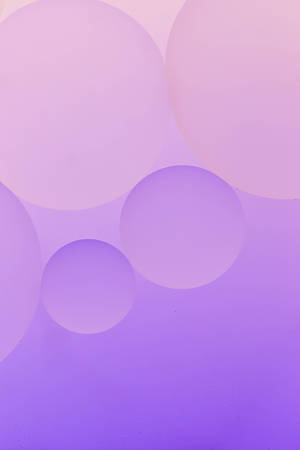 Purple Pastel Aesthetic Bubbles Wallpaper