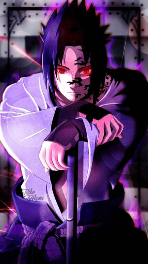 Purple Sasuke Pfp Wallpaper