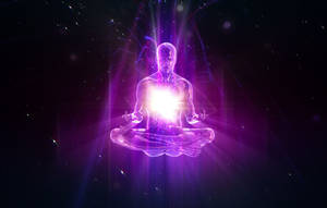 Purple Soul Yoga Wallpaper