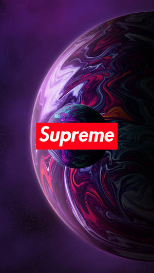 Purple Supreme Planet Wallpaper