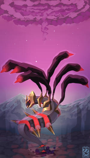Purple Tornado Giratina Wallpaper