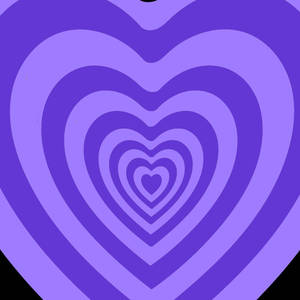 Purple Wildflower Heart Wallpaper