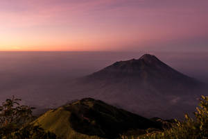 Purplish Mountain Macbook Wallpaper