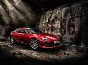 Put The Pedal To The Metal In The Toyota 86 Wallpaper
