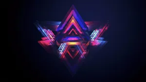 Pyramids And Angles 4k Color Wallpaper