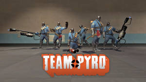 Pyro, The Blazing Character From Team Fortress 2. Wallpaper