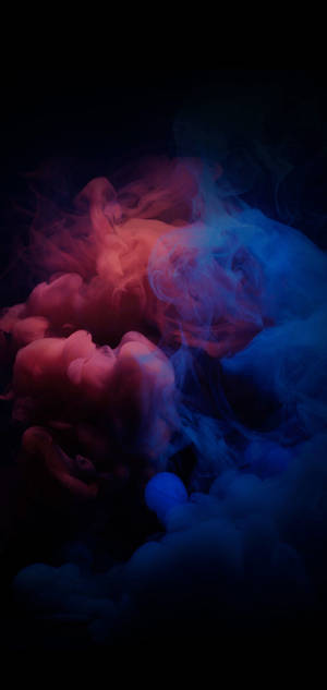Qhd Pink-blue Smoke Wallpaper