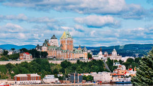 Quebec City Sunny Day Wallpaper