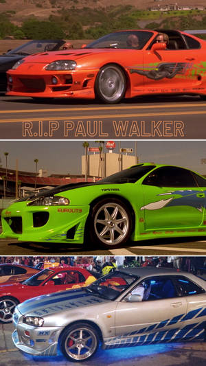 Race Car Tribute For Paul Walker Wallpaper