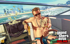 Race To The Finish In The Next-level Gta Online Wallpaper